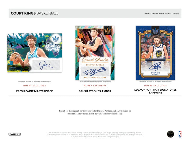 Panini Court Kings 2024-25 Hobby Box