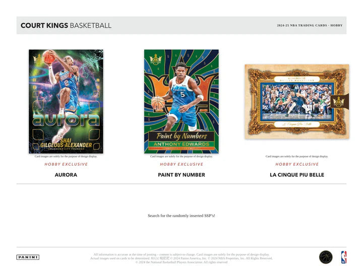 Panini Court Kings 2024-25 Hobby Box