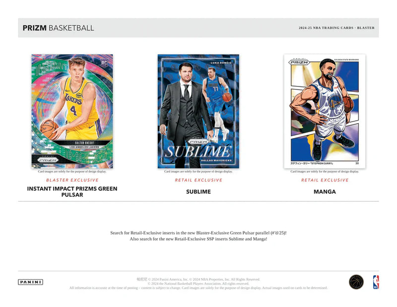 Panini Prizm Basketball 2024-25 Blaster Box