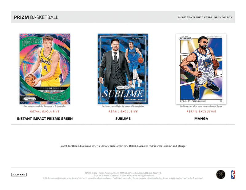 Panini Prizm Basketball 2024-25 Mega Box