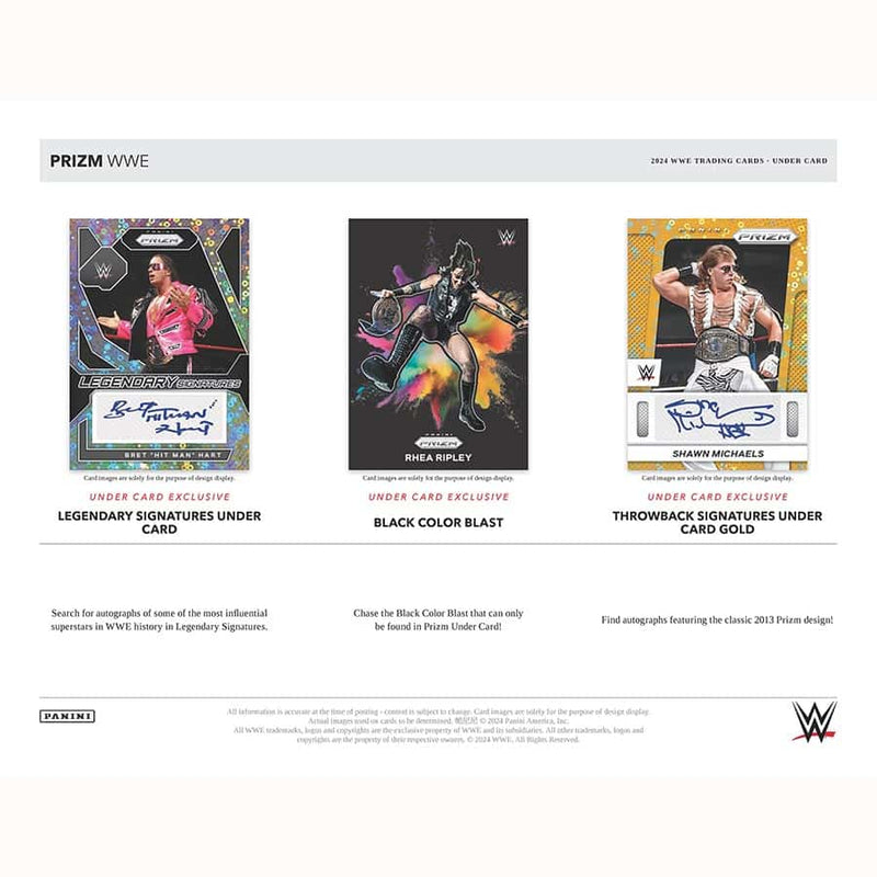 2024 Panini Prizm WWE Under Card Hobby Box