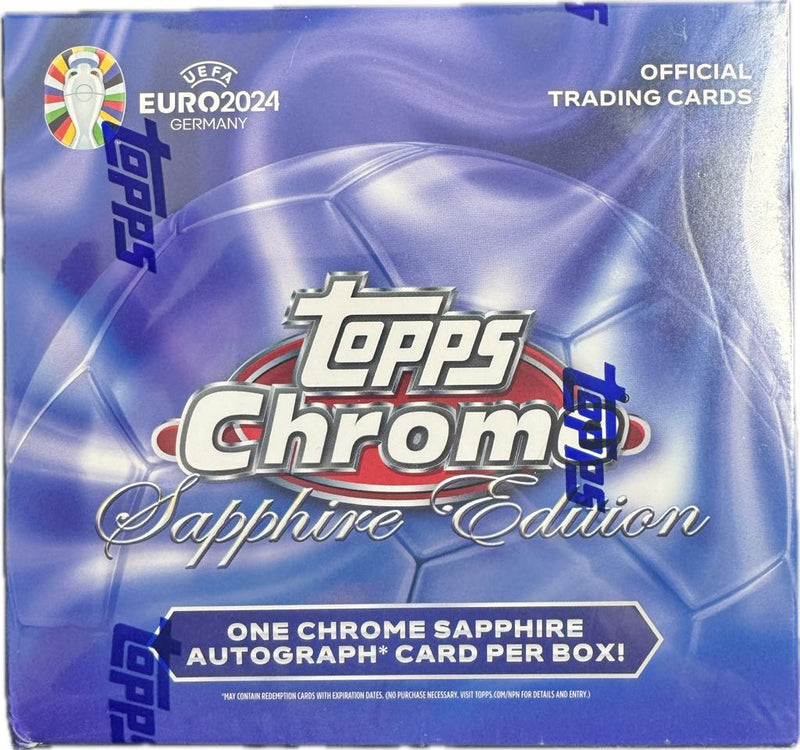 2024 Topps Chrome EURO Sapphire Edition Hobby Box