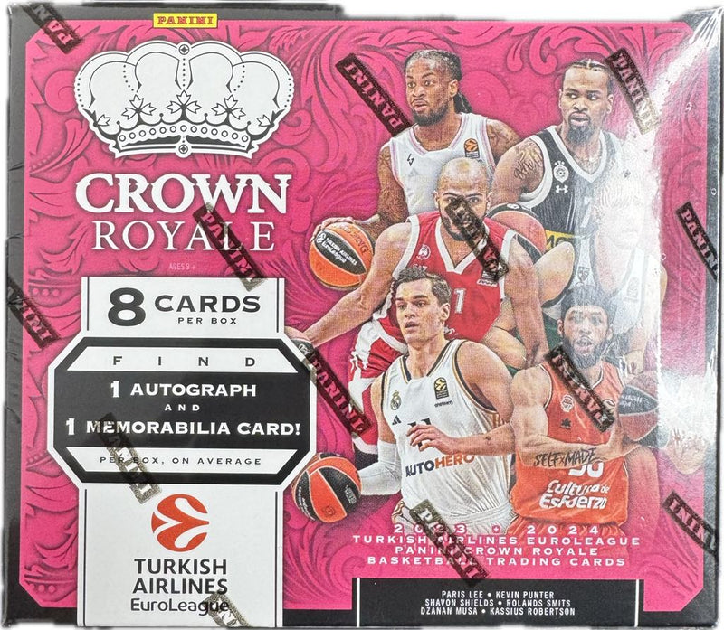 2023/24 Panini Crown Royale Euroleague Basketball Hobby Box