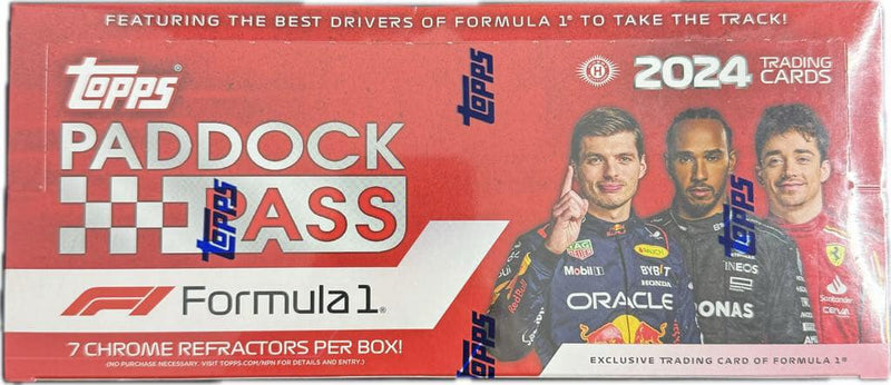 2024 Topps Formula 1 F1 Paddoc Pass Box