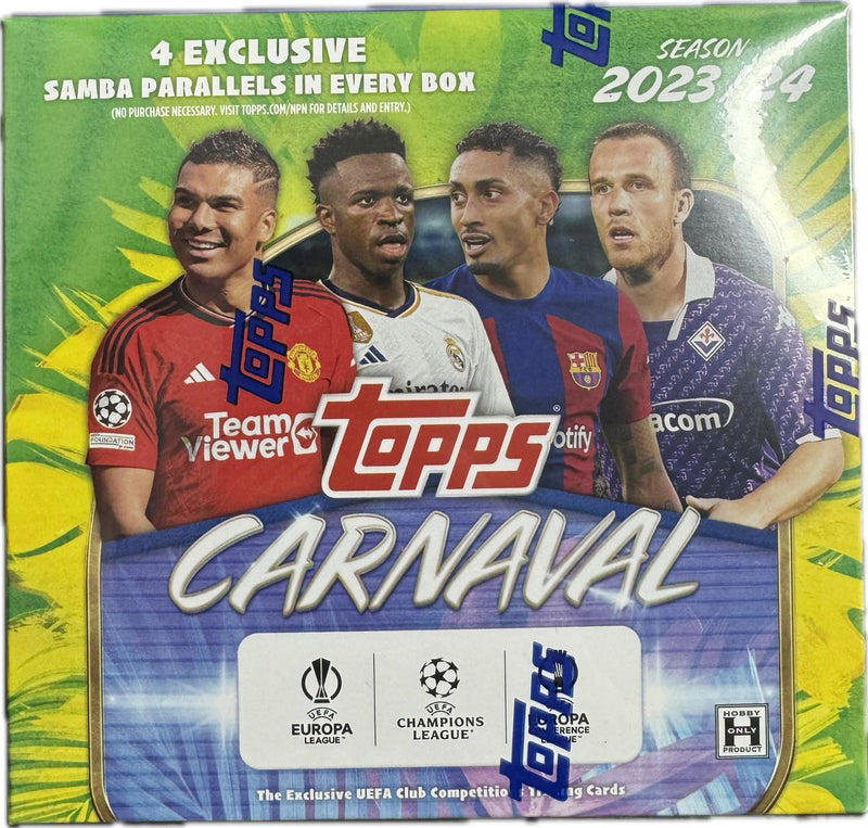 2023/24 Topps Carnaval Edition UEFA Club Competitions Soccer Hobby Box