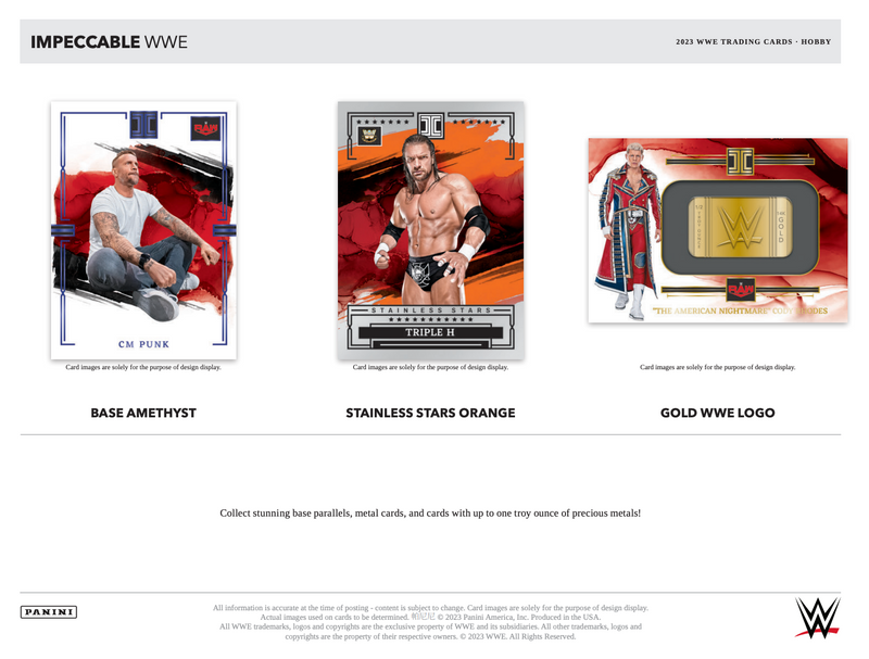 2023 Panini Impeccable WWE Hobby Box