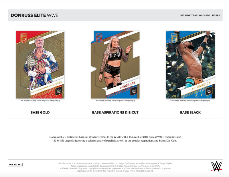 2023 Panini Donruss Elite WWE Hobby Box