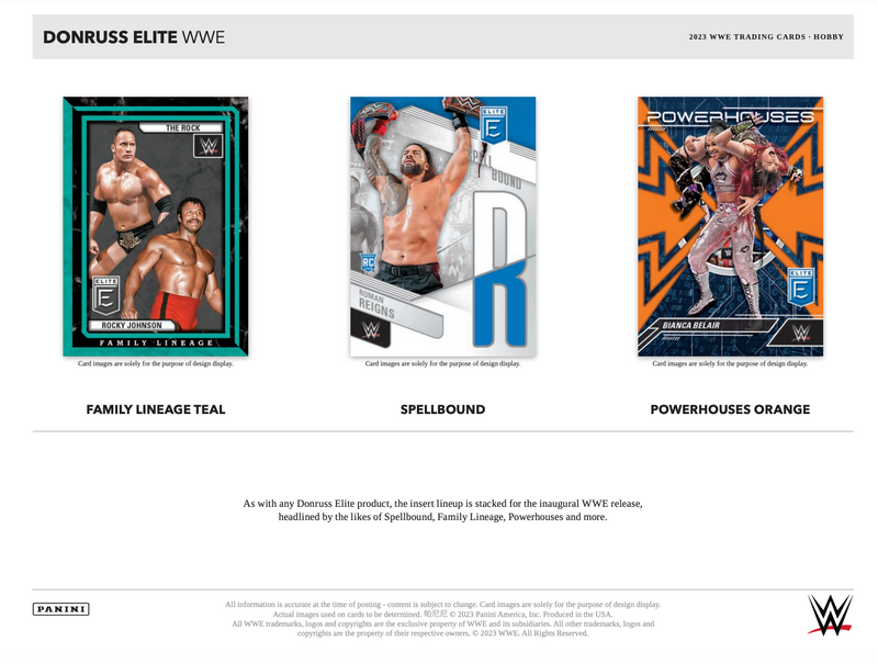 2023 Panini Donruss Elite WWE Hobby Box